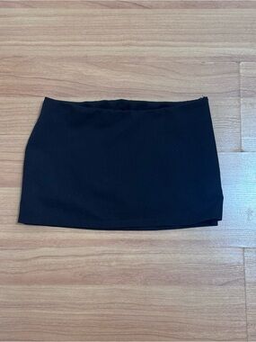 SHEIN Black Mini Skort Built-In Shorts XXS